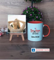 Özel Eğitim Öğretmeni Fotoğraflı Dekoratif Taş, Kupa Bardak Beyaz Hediye Öğretmenler Günü Hediyesi (Model 13)