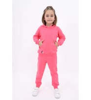 Toontoy Kız Çocuk Nakışlı Eşofman Takım (Fuşya)