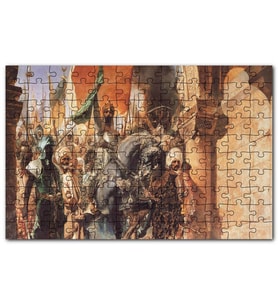 Cakapuzzle Osmanlı Padişahı Fatih Sultan Mehmet Feti Puzzle Yapboz MDF (Ahşap) (255 Parça)