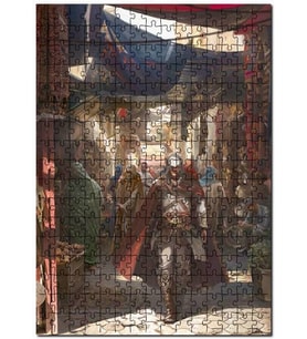 Cakapuzzle Assassin Suikastçi Çarşıda Görseli Puzzle Yapboz MDF (Ahşap) (500 Parça)