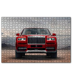 Cakapuzzle Rollsroyce Cullinan Kırmızı Cephe Görseli  Puzzle Yapboz MDF (Ahşap) (255 Parça)