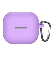 Microsonic Samsung Galaxy Buds 3 Pro Kılıf Askılı Mat Silikon Mavi (Lila)