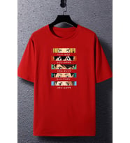 Unisex Cosplay Haikyuu Baskılı T-shirt (Kırmızı)