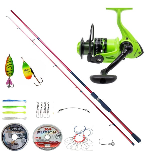 HİTPRO SPINNING YUGEN 10-30 GR 2,40 MT - REMİXON MODERN TİMES 4000