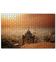 Cakapuzzle Sisler İçindeki Hindistan Puzzle Yapboz MDF (Ahşap) (500 Parça)
