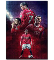 Cakapuzzle Cristiano Ronaldo 7 Kompozisyon Puzzle Yapboz MDF (Ahşap) (500 Parça)