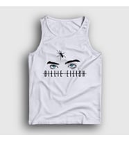 Presmono Unisex Sarı Spider Billie Eilish Atlet 154850tt (Beyaz)