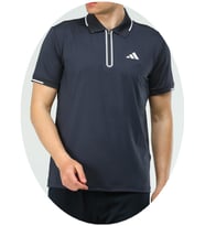 Adidas EF-4204 Erkek Polyester Mesh Polo Yaka T-Shirt (Gri)
