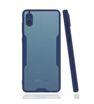Galaxy A02 Kılıf Zore Parfe Kenarları Pastel Renk Silikon Kılıf (Lacivert)