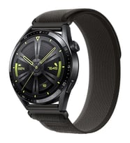 Huawei Watch GT3 Elite-Active 46mm-GT3 Pro-GT3 Se 22mmUyumlu Wander Trail Loop Kordon (Siyah)