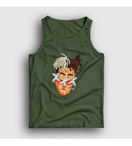 Presmono Unisex Sarı Melting XXXTentacion Atlet 48045tt (Haki)