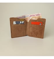 A Leather Hakiki Deri Erkek Cüzdan (VIZON-KAHVE)