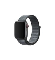 BİPOWER Apple Watch 38-40 mm KRD3 Hasır Kordon (Gece Mavisi)
