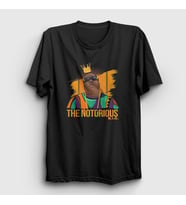 Presmono Unisex Beyaz King The Notorious BIG T-Shirt 40795tt (Siyah)