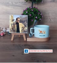 Tarih Öğretmenine Hediye Fotoğraflı Dekoratif Taş, Kupa Bardak Beyaz Hediye Öğretmenler Günü Hediyesi (Model 8)