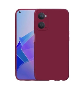 Oppo A76 Kılıf Zore Mara Lansman İç Yüzeyi Kadife Kılıf (Koyu Mor)