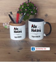 Aile Hekimi Kalemlik, Kupa Bardak T Kişiye Özel Hediye (Model 12)