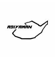 Adıyaman Harita Araba Sticker siyah 17x8 CM (Siyah)