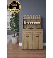 POLEN SERVANT ÇOK AMAÇLI SERVİS DOLABI MDF (Ceviz)