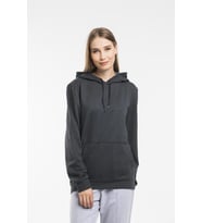 Süperlife Kadın Kapşonlu Regular Fit İnce Sweatshirt spr21k55 (Antrasit)