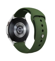 Samsung Galaxy Watch 46mm Kordon Silikon Spor Band (Petrol Yeşili)