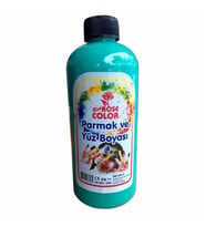 Parmak Ve Yüz Hobi Boyası 500ml  10 Renk  RedRose (Yeşil)