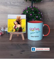 Çocuk Gelişim Uzmanı Fotoğraflı Dekoratif Taş, Kupa Bardak Beyaz Hediye Öğretmenler Günü Hediyesi (Model 13)