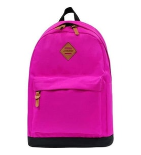 Athletic Detay Seyahat Okul Çantası Günlük Unisex Sırt Çantası (Pembe)