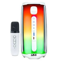 MN6 Pluse 5 Mikrofonlu Bluetooth Hoparlör/dekoratif Aydınlatma/mikrofonlu Hoparlör-360° Işıklandırma-led Işıklı Gece Lambası (Beyaz)