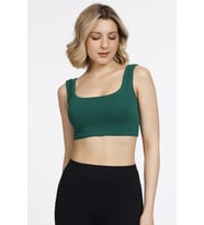 DoReMi Seamless Fitilli Spor Sütyeni (Yeşil)