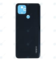 Oppo A15 Arka Pil Kapağı LENS VE PARMAK İZİ HARİÇ (Siyah)