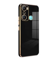 Microsonic Infinix Hot 20i Kılıf Olive Plated Siyah (Siyah)
