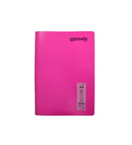 Mynote Text Neon Defter A4 100 Yp Kareli - Siyah (Pembe)