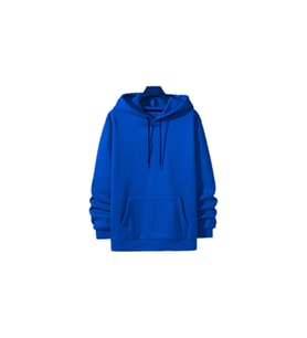 Unisex Kişiye Özel Hoodie ,kişiye özel nakışlı sweatshirt (Mavi)