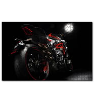 Cakapuzzle MV Agusta Brutale 800 RR Arka Görünüş  Puzzle Yapboz MDF (Ahşap) (1000 Parça)