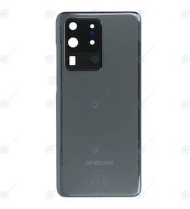 BYR Samsung Galaxy S20 Ultra Uyumlu Arka Pil Kapağı LENS HARİÇ SM-G988F (Açık Gri)