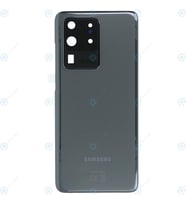 BYR Samsung Galaxy S20 Ultra Uyumlu Arka Pil Kapağı LENS HARİÇ SM-G988F (Açık Gri)
