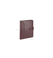 Organizer Ajanda Kılıflı Tarihsiz Kareli 160 Yaprak 17x24 Defterli Dilli Mıknatıslı Rainbow Vegan 20x26 cm (Bordo)