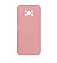 Xiaomi Poco X3 Kılıf Özel Orijinal Lansman Serisi, İçi Kadife, Pürüzsüz Yumuşak ve Mat TPU Silikon (Açık Pembe)