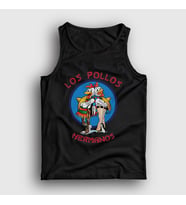 Presmono Unisex Sarı Los Pollos Hermanos Breaking Bad Atlet 406721tt (Siyah)