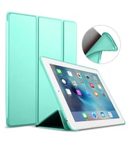 Apple iPad 7. Nesil 10.2" Kılıf Arkası Silikon Smart Case A2197 A2200 A2198 (Yeşil)