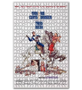 Cakapuzzle Yul Brynner Taras Bulba Afiş Puzzle Yapboz MDF (Ahşap) (500 Parça)