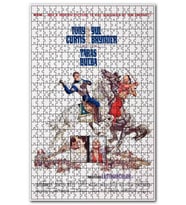 Cakapuzzle Yul Brynner Taras Bulba Afiş Puzzle Yapboz MDF (Ahşap) (500 Parça)