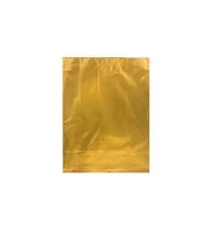 Lüx Kalın Mat Metalize Hediyelik Poşet 25X35cm AMBALAJ ZARF (Yapışkanlı) 10 ADET (Gold)