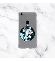 Iphone 6/6S Tasarım Kılıfları (103 Tasarım) (Açık Mavi-Siyah)