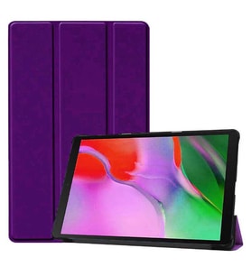 Huawei T3 10 inc Smart Cover Standlı 1-1 Kılıf (Mor)