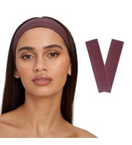 2'li Spor Kadın Erkek Saç Bantları, Elastik Kaymaz İnce Ter Emici Esnek Genç Saç Bandı Bandana, Kadın Makyaj Yüz Yıkama Koşu Dans Fitness Yoga Pilates Bisiklet İçin Saç Bandı Taç, Kadın & Erkek Pamuk Atletik Egzersiz Ter Bandı Düz Renk Kafa Bandı (Vişne)