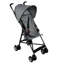 Norfolk  Diamond Baby Venice Pratik Baston Bebek Arabası - Yağmurluk Hediyeli (Gri)