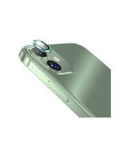 BİNANO Mini Metal Ring Iphone 11/12/12 Mini Lens Koruyucu 2'li Takım (Yeşil)