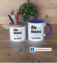Aile Hekimi Kalemlik, Kupa Bardak T Kişiye Özel Hediye (Model 6)